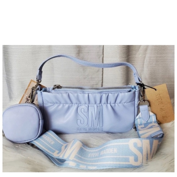 Steve Madden Handbags - NEW Steve Madden Blue Glaze BCARMELA Crossbody Bag TikTok Viral